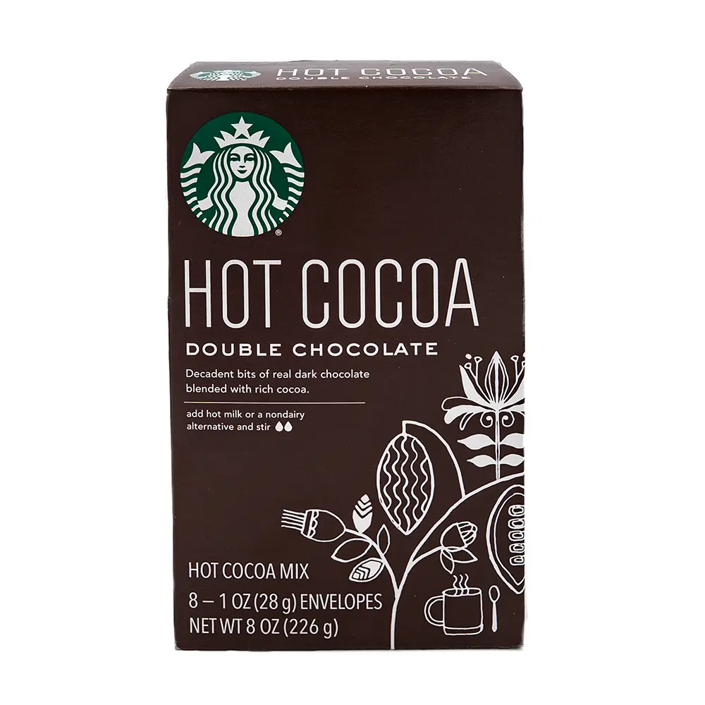 Starbucks Double Chocolate Hot Cocoa 8 count, 8 oz