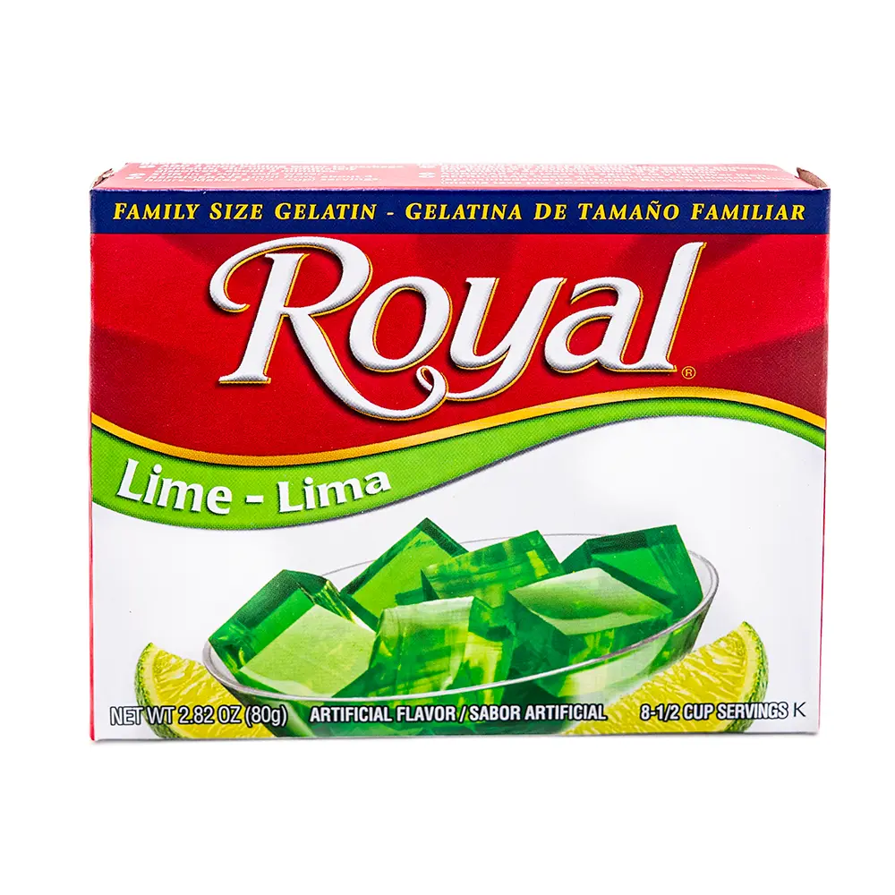 Royal Lime Gelatin, 80 g