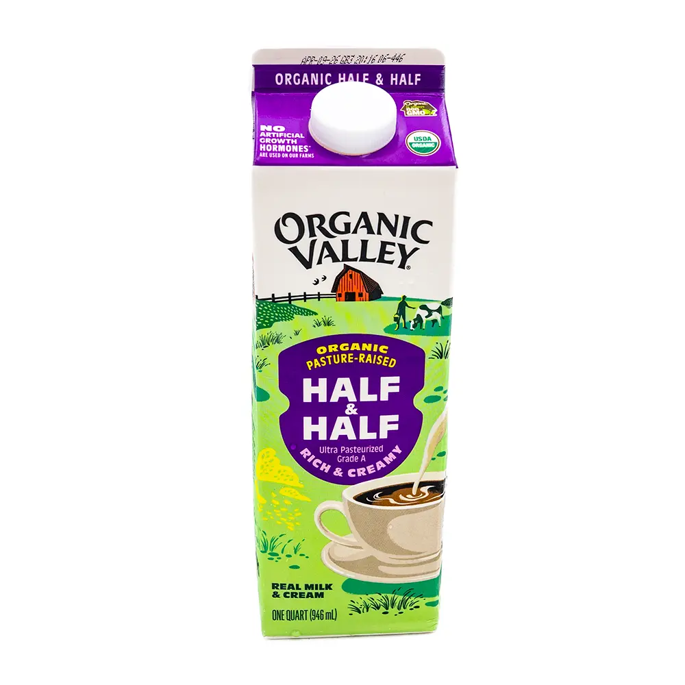 Organic Valley Half & Half, 946 ml