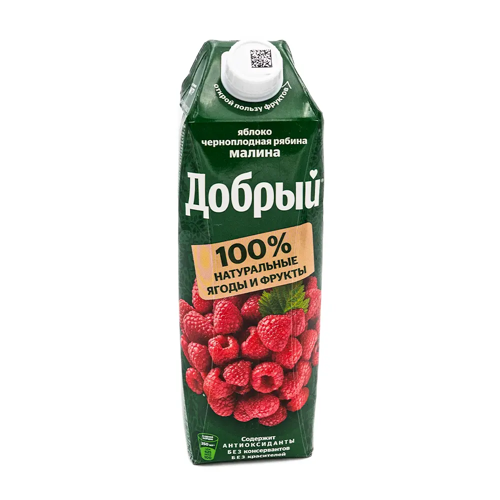 Dobriy Apple, Chokeberry & Raspberry Mix Juice, 1 L