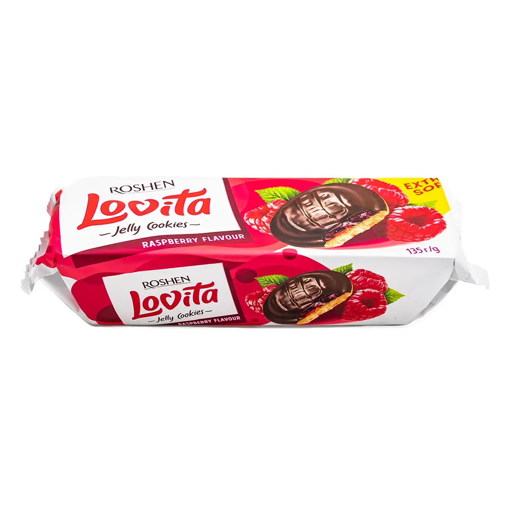Roshen Lovita Raspberry  Cookies