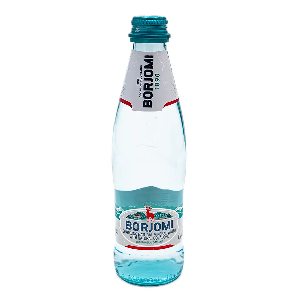 Borjomi Sparkling Water Glass, 330 ml
