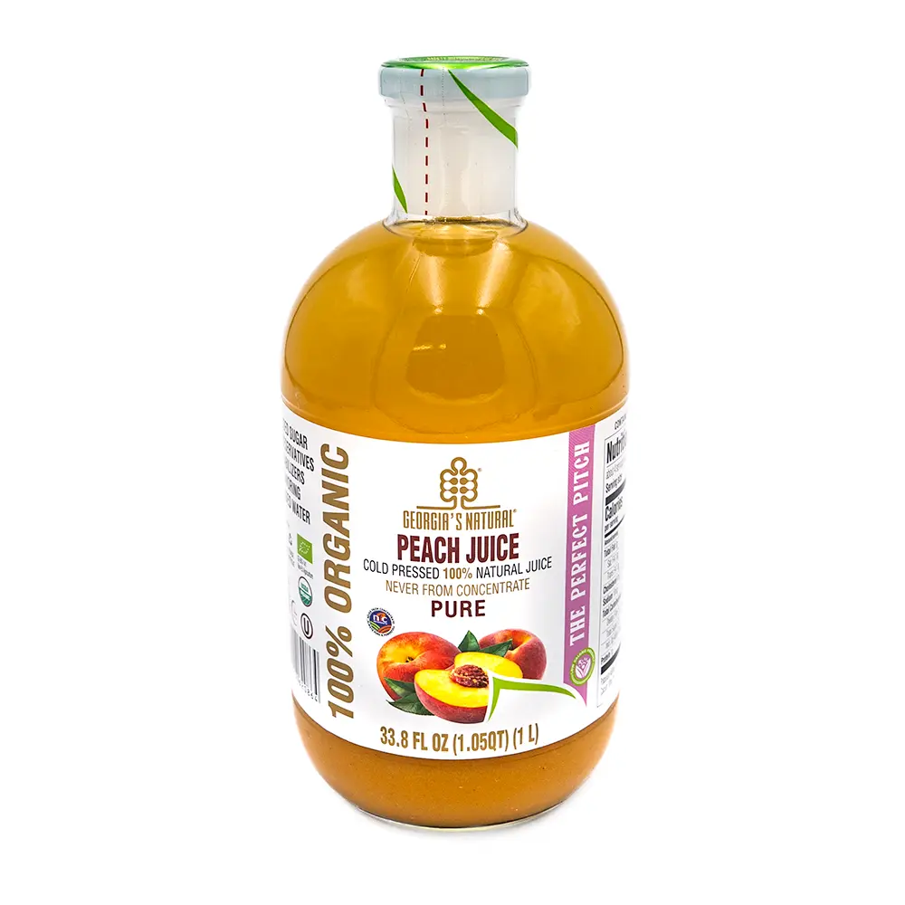 Georgia's Natural Organic Peach Juice, 1 L