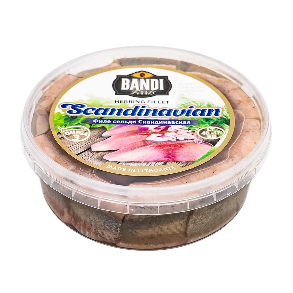 Bandi Scandinavian Herring Fillet, 500 g