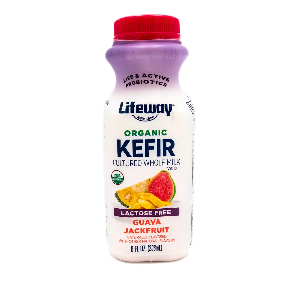 Lifeway Organic Guava Jackfruit Kefir, 8 oz