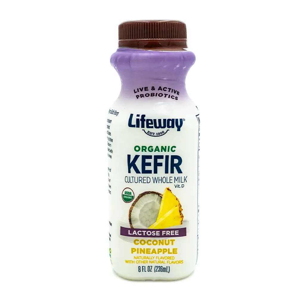 Lifeway Organic Coconut Pineapple Kefir, 8 oz