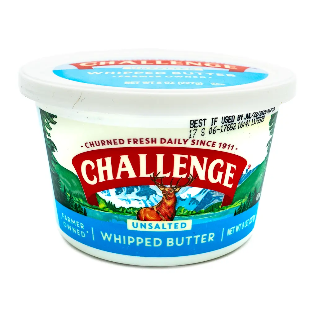 Challenge Unsalted Whipped Butter, 8 oz