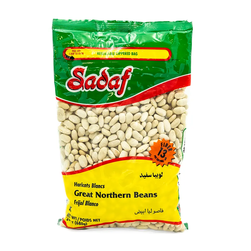 Sadaf Great Northern Beans, 24 oz
