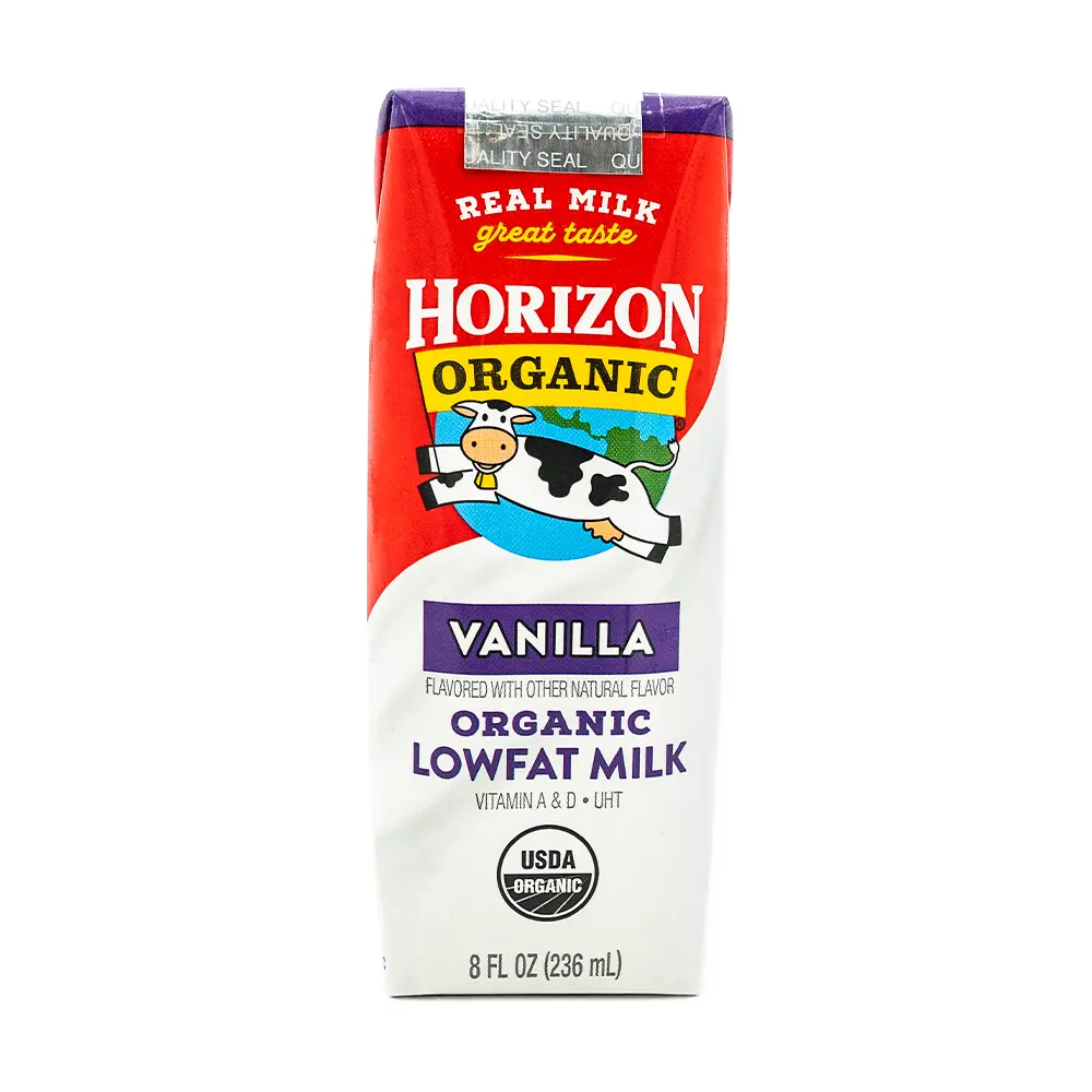 Horizon Organic Lowfat Vanilla Milk, 8 oz