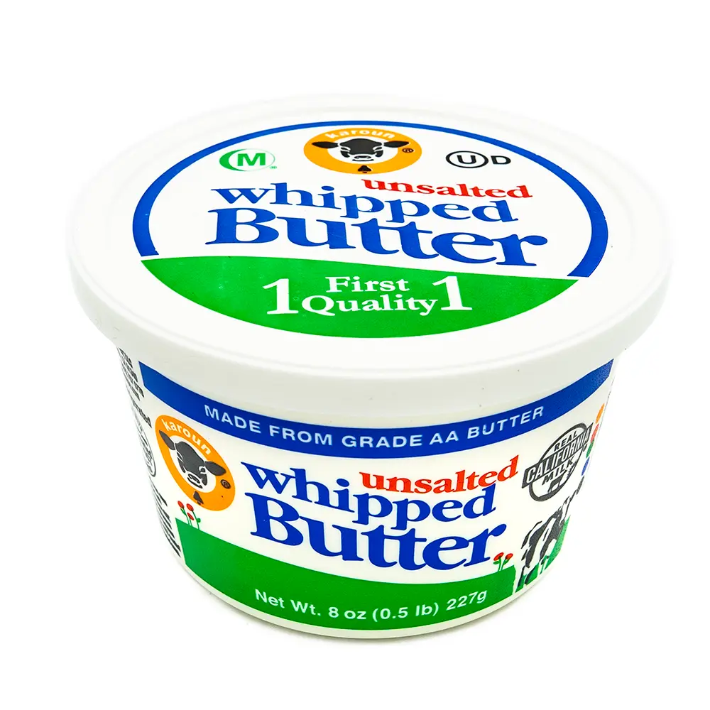 Karoun Unsalted Whipped Butter, 8 oz