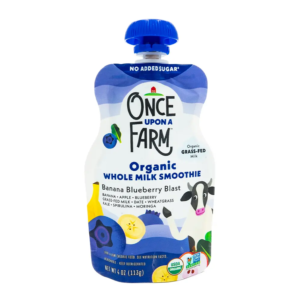 Once Upon A Farm Organic Banana Blueberry Blast Smoothie, 113 g