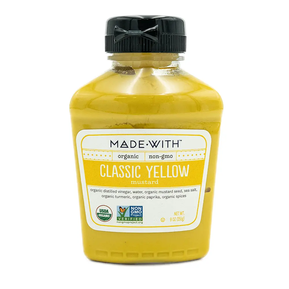 Made With Organic Classic Yellow Mustard, 9 oz