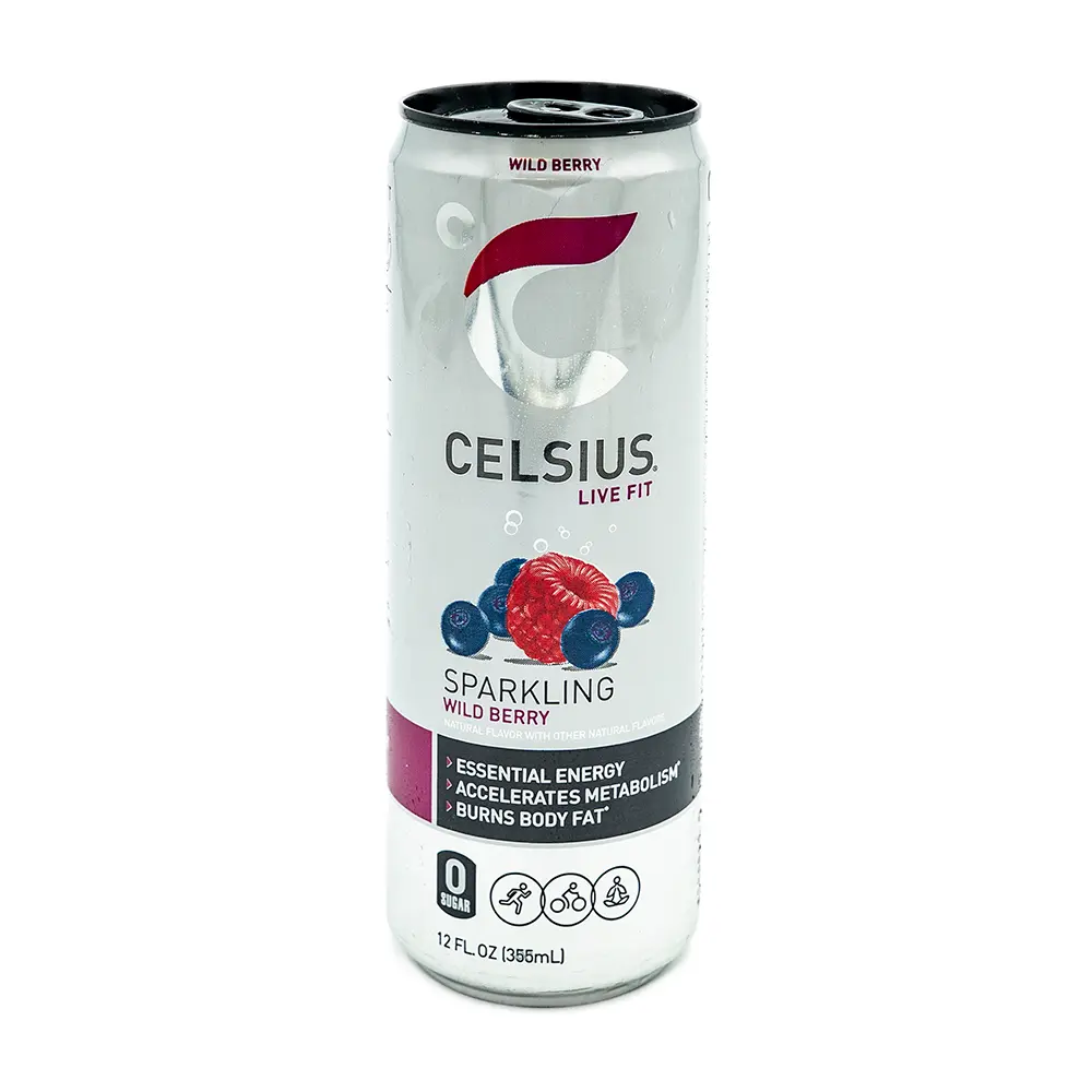 Celsius Sparkling Wild Berry, 12 oz