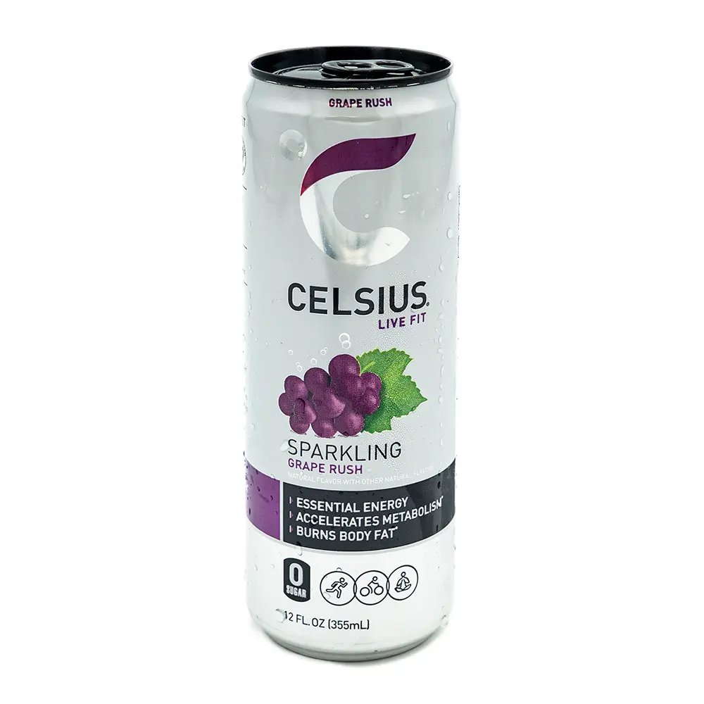 Celsius Sparkling Grape Rush, 12 oz
