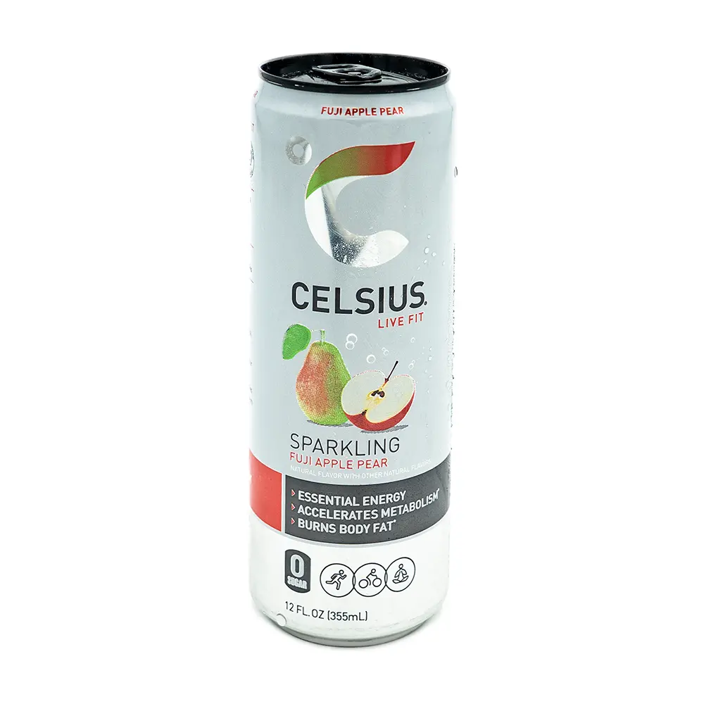 Celsius Sparkling Fuji Apple Pear, 12 oz
